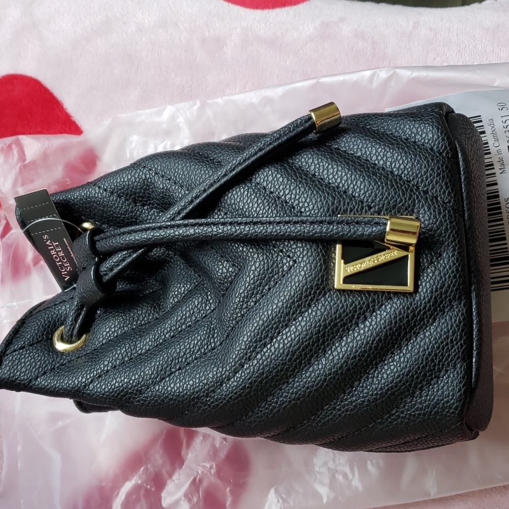 Victoria secret V quilted Perfume pouch